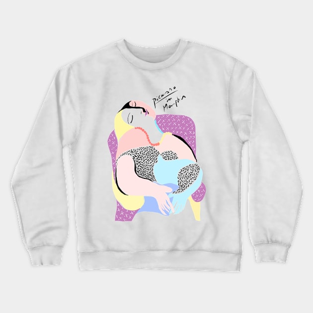 piccaso in memphis Crewneck Sweatshirt by justduick